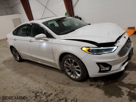 2020 Ford Fusion Plug-In Hybrid Titanium with VIN 3FA6P0SU1LR158136, listed as a Copart auction lot 80890783 with 57,715 mi miles. Bid and sale history available at carsss.com. Image 4.