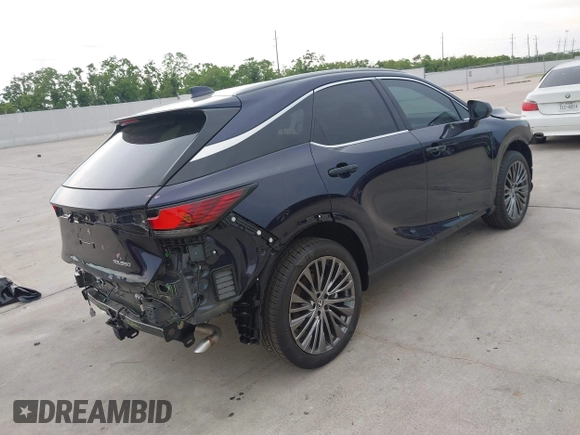 2025 Lexus RX 350 with VIN 2T2BAMBA0SC058567, listed as a IAAI auction lot 42170278 with 9,567 mi miles and . Bid and sale history available at DreamBid. Image 4.