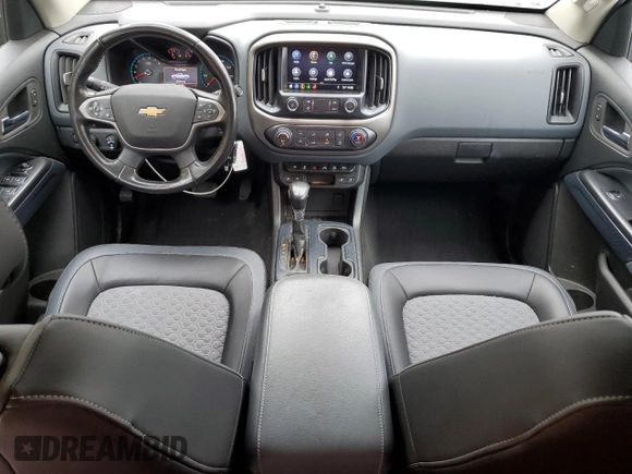 2022 Chevrolet Colorado 4WD Z71 with VIN 1GCGTDEN0N1216109, listed as a Copart auction lot 58567235 with 65,484 mi miles and Salvage title. Bid and sale history available at DreamBid. Image 8.