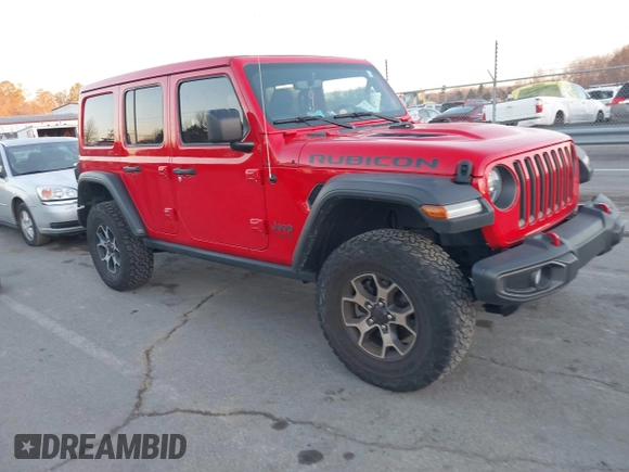 2022 Jeep Wrangler Unlimited Rubicon with VIN 1C4HJXFN4NW261809, listed as a IAAI auction lot 41459519 with 30,422 mi miles and . Bid and sale history available at DreamBid. Image 1.