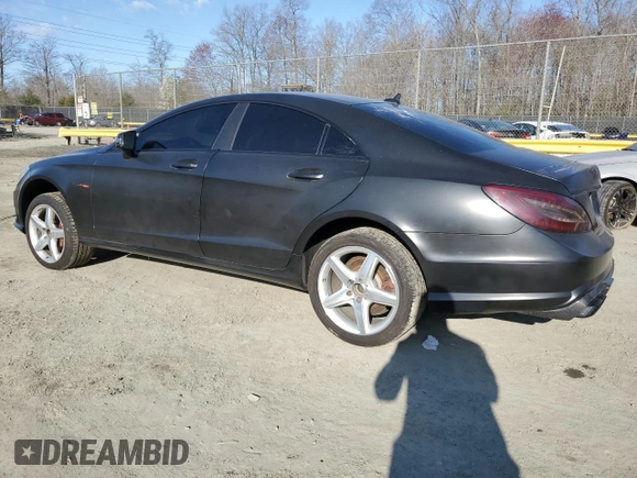 2013 Mercedes-Benz CLS-Class CLS 550 with VIN WDDLJ9BB2DA062308, listed as a Copart auction lot 50564585 with 89,179 mi miles and Salvage Title. Bid and sale history available at carsss.com. Image 2.