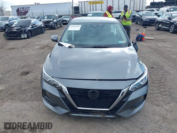 2022 Nissan Sentra SV with VIN 3N1AB8CV8NY206624, listed as a IAAI auction lot 41827642 with 24,455 mi miles and . Bid and sale history available at DreamBid. Image 12.
