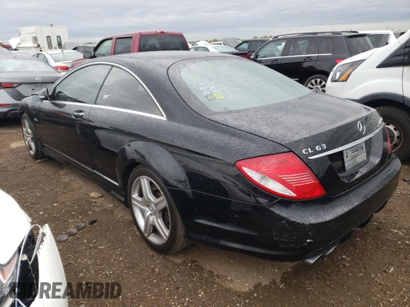 2008 Mercedes-Benz CL-Class V8 AMG with VIN WDDEJ77X98A007698, listed as a Copart auction lot 73547884 with 105,791 mi miles and Salvage Title. Bid and sale history available at carsss.com. Image 2.