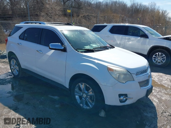 2011 Chevrolet Equinox LTZ with VIN 2CNFLGE56B6251481, listed as a IAAI auction lot 41671694 with 143,814 mi miles. Bid and sale history available at carsss.com. Image 1.