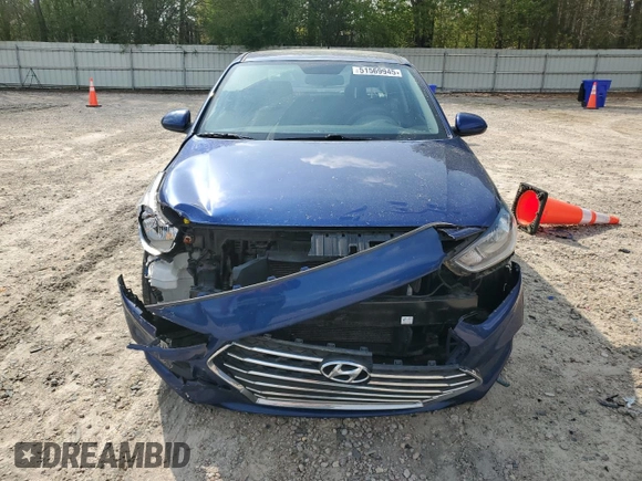 2021 Hyundai Accent SE with VIN 3KPC24A60ME136966, listed as a Copart auction lot 51569945 with 63,906 mi miles and Salvage Title. Bid and sale history available at carsss.com. Image 5.