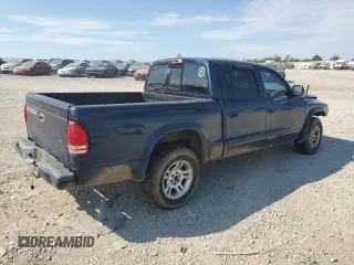2003 Dodge Dakota Sport with VIN 1D7HL38X33S319159, listed as a Copart auction lot 69791754 with 214,326 mi miles and Salvage Title. Bid and sale history available at carsss.com. Image 3.