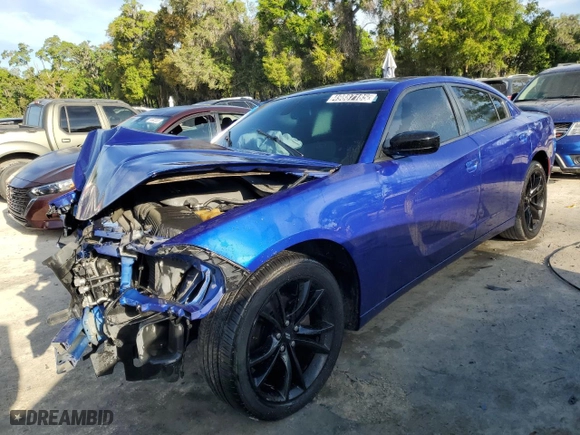 2018 Dodge Charger SXT with VIN 2C3CDXBG3JH336702, listed as a Copart auction lot 49887185 with 0 mi miles and Clean Title. Bid and sale history available at carsss.com. Image 1.