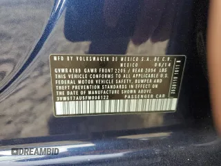 2015 Volkswagen Golf GTI S with VIN 3VW5T7AU5FM008122, listed as a Copart auction lot 72259294 with 164,224 mi miles and Salvage Title. Bid and sale history available at carsss.com. Image 12.