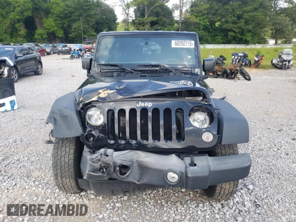 2018 Jeep Wrangler Willys Wheeler W с VIN 1C4AJWAG3JL844906, выставлен на аукционе Copart как лот 60292715 с пробегом 63 667 миль миль и Списание • Salvage title. История ставок и продаж доступна на DreamBid. Изображение 5.