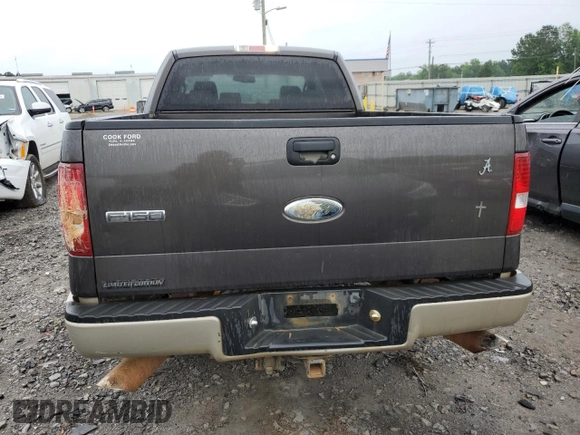 2007 Ford F-150 XL with VIN 1FTPX12VX7NA07463, listed as a Copart auction lot 58837445 with 118,981 mi miles and Salvage title. Bid and sale history available at DreamBid. Image 6.