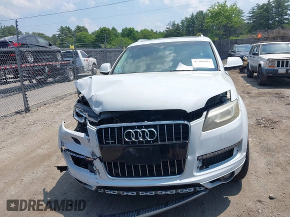 2012 Audi Q7 Premium Plus with VIN WA1LMAFE8CD008395, listed as a IAAI auction lot 42389891 with 157,131 mi miles and . Bid and sale history available at DreamBid. Image 12.