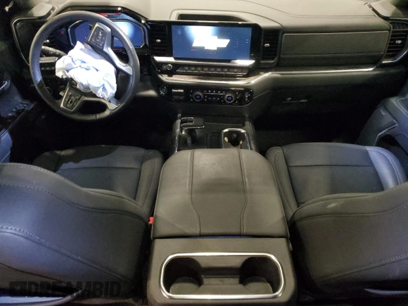 2024 Chevrolet Silverado 1500 LTZ with VIN 1GCUDGEL9RZ183215, listed as a Copart auction lot 84414624 with 12,651 mi miles and Salvage Title. Bid and sale history available at DreamBid. Image 8.
