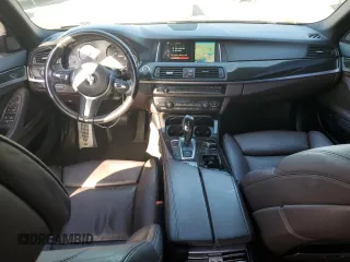 2015 BMW 5 Series 535i with VIN WBA5B1C5XFG127381, listed as a Copart auction lot 51338675 with 123,596 mi miles and Salvage Title. Bid and sale history available at carsss.com. Image 8.