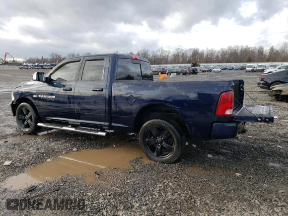 2012 Ram 1500 Sport with VIN 1C6RD7HT8CS215211, listed as a Copart auction lot 44674055 with 126,052 mi miles and Salvage title. Bid and sale history available at DreamBid. Image 2.