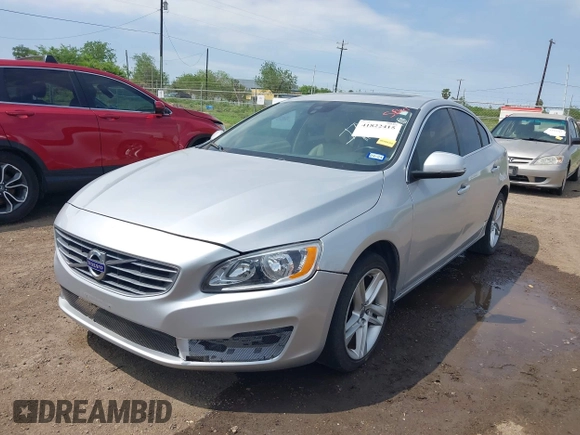 2015 Volvo S60 T5 Drive-E Premier with VIN YV140MFK5F1344597, listed as a IAAI auction lot 41822415 with 103,301 mi miles and . Bid and sale history available at DreamBid. Image 6.