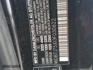 2003 Mercedes-Benz CLK-Class 5.0L with VIN WDBTJ75J03F030622, listed as a Copart auction lot 43467395 with 199,040 mi miles and Clean Title. Bid and sale history available at carsss.com. Image 12.
