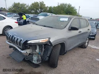 2015 Jeep Cherokee Sport with VIN 1C4PJLAB8FW546984, listed as a IAAI auction lot 41876940 with 196,951 mi miles. Bid and sale history available at carsss.com. Image 20.
