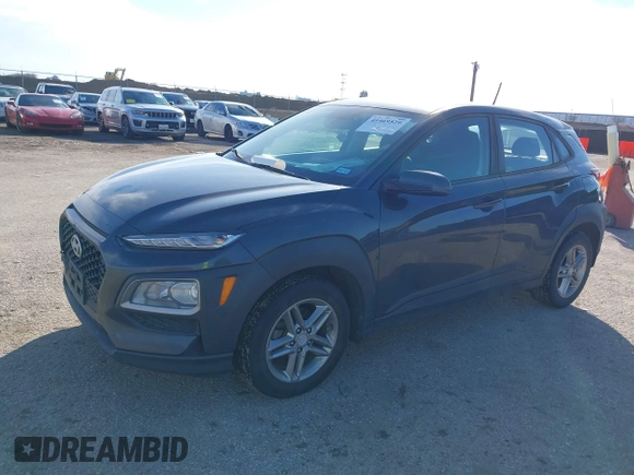 2018 Hyundai Kona SE with VIN KM8K12AA8JU109594, listed as a IAAI auction lot 41469529 with 102,111 mi miles and . Bid and sale history available at DreamBid. Image 2.