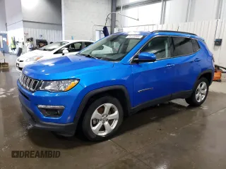 2021 Jeep Compass Altitude with VIN 3C4NJCBB3MT580971, listed as a Copart auction lot 73720904 with 77,316 mi miles and Salvage Title. Bid and sale history available at carsss.com. Image 1.