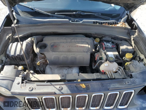 2017 Jeep Renegade Latitude with VIN ZACCJBBB3HPE84014, listed as a Copart auction lot 48664815 with 97,236 mi miles and Clean Title. Bid and sale history available at carsss.com. Image 12.