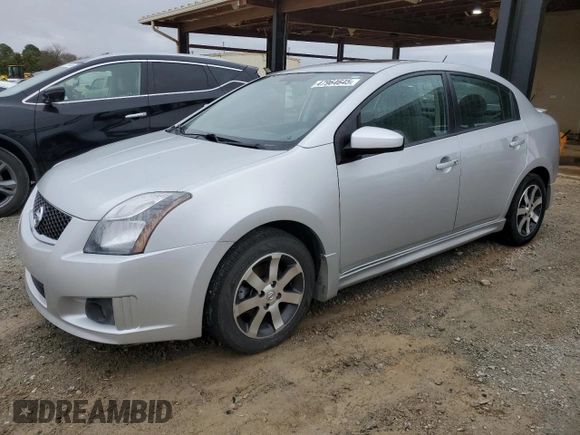 2012 Nissan Sentra S with VIN 3N1AB6AP8CL694489, listed as a Copart auction lot 47964645 with 179,399 mi miles and Salvage Title. Bid and sale history available at DreamBid. Image 1.
