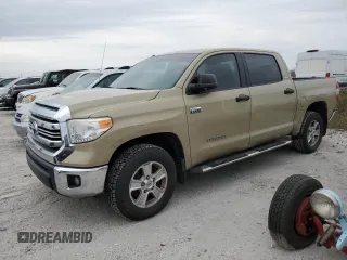 2017 Toyota Tundra 2WD SR5 with VIN 5TFEW5F13HX215926, listed as a Copart auction lot 75058134 with 0 mi miles and Salvage Title. Bid and sale history available at carsss.com. Image 1.