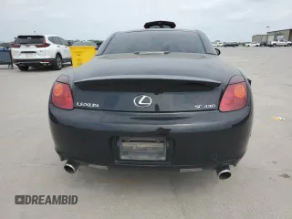 2002 Lexus SC 430 z VIN JTHFN48Y220034780, wystawiony jako Copart lot #53880385 z przebiegiem 170 080 mil mil oraz Tytuł czysty. Historia ofert i sprzedaży dostępna na DreamBid. Obrazek 6.