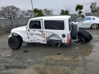 2013 Jeep Wrangler Sahara z VIN 1C4AJWBG7DL512437, wystawiony jako Copart lot #48928325 z przebiegiem Nie podano mil oraz Szkoda całkowita • Salvage title. Historia ofert i sprzedaży dostępna na DreamBid. Obrazek 2.
