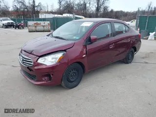 2018 Mitsubishi Mirage G4 ES with VIN ML32F3FJ9JHF12230, listed as a IAAI auction lot 41433832 with 52727 miles. Bid and sale history available at carsss.com. Image 19.