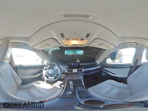 2015 Lexus IS 250 with VIN JTHBF1D23F5044819, listed as a Copart auction lot 61185585 with 183,836 mi miles and Salvage title. Bid and sale history available at DreamBid. Image 15.