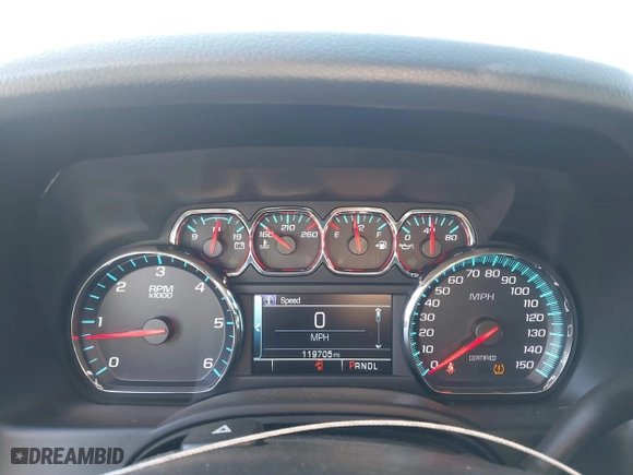 2020 Chevrolet Tahoe Commercial with VIN 1GNLCDEC4LR183215, listed as a IAAI auction lot 40783993 with 119,705 mi miles. Bid and sale history available at carsss.com. Image 7.