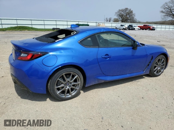 2023 Subaru BRZ Premium with VIN JF1ZDBC13P8700298, listed as a Copart auction lot 54741615 with 14,191 mi miles and Salvage Title. Bid and sale history available at carsss.com. Image 3.