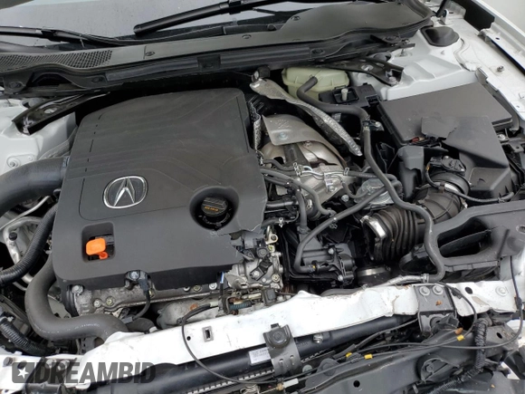 2022 Acura TLX Type S with VIN 19UUB7F04NA001490, listed as a Copart auction lot 61413455 with 29,690 mi miles and Salvage title. Bid and sale history available at DreamBid. Image 11.