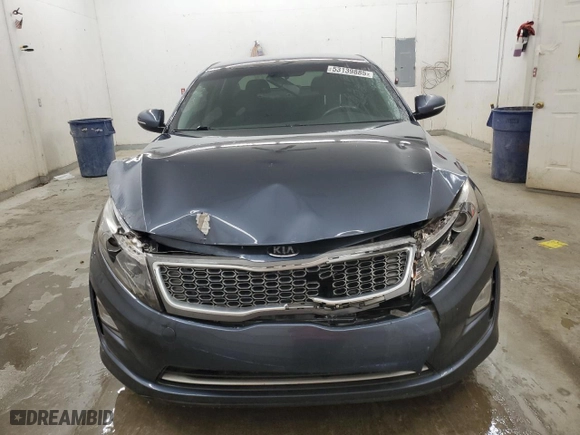 2014 Kia Optima Hybrid LX with VIN KNAGM4AD5E5065025, listed as a Copart auction lot 53139885 with 139,705 mi miles and Salvage Title. Bid and sale history available at carsss.com. Image 5.