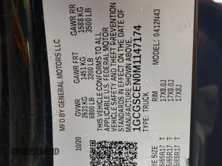 2021 Chevrolet Colorado 2WD LT z VIN 1GCGSCEN0M1147174, wystawiony jako Copart lot #55946875 z przebiegiem 61 430 mil mil oraz Szkoda całkowita • Salvage title. Historia ofert i sprzedaży dostępna na DreamBid. Obrazek 12.