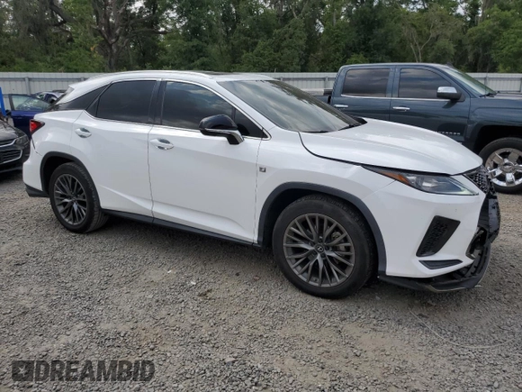 2021 Lexus RX 350 F Sport with VIN 2T2YZMDA6MC292683, listed as a Copart auction lot 56400115 with 39,940 mi miles and Salvage title. Bid and sale history available at DreamBid. Image 4.