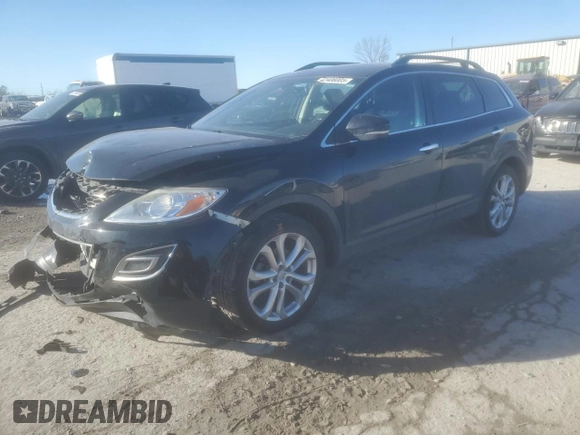 2012 Mazda CX-9 Grand Touring with VIN JM3TB3DV8C0335484, listed as a Copart auction lot 42408005 with 154,334 mi miles and Salvage Title. Bid and sale history available at carsss.com. Image 1.