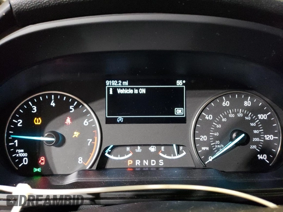 2019 Ford EcoSport SE with VIN MAJ3S2GE5KC254041, listed as a Copart auction lot 46132304 with 9,192 mi miles and Salvage Title. Bid and sale history available at DreamBid. Image 9.
