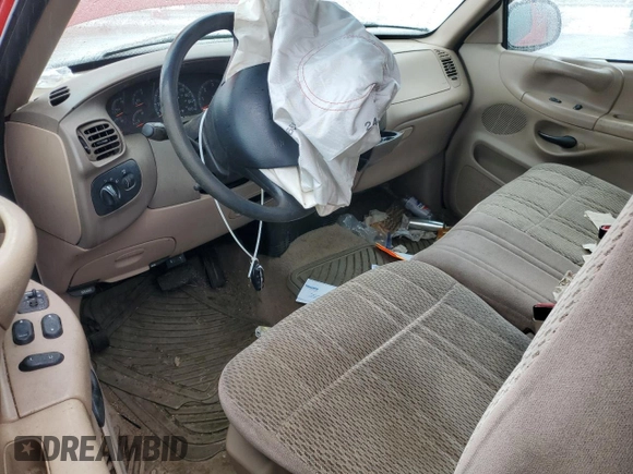 1997 Ford F-150 z VIN 1FTDF18W6VKC01671, wystawiony jako Copart lot #51298725 z przebiegiem 153 988 mil mil oraz Nie do naprawy • Non repairable. Historia ofert i sprzedaży dostępna na DreamBid. Obrazek 8.