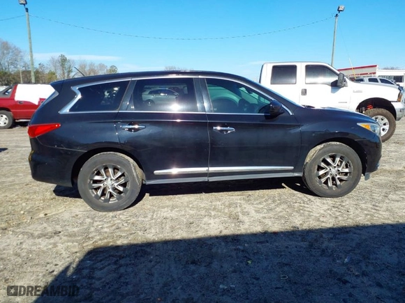 2013 Infiniti JX35 with VIN 5N1AL0MNXDC322307, listed as a IAAI auction lot 41485601 with 196439 miles. Bid and sale history available at carsss.com. Image 13.