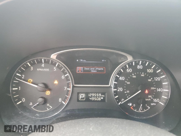 2014 Nissan Pathfinder Platinum with VIN 5N1AR2MN1EC682836, listed as a Copart auction lot 58405845 with 129,559 mi miles and Salvage title. Bid and sale history available at DreamBid. Image 9.