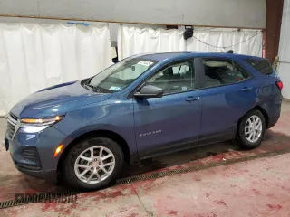 2024 Chevrolet Equinox LS with VIN 3GNAXHEGXRL316615, listed as a Copart auction lot 47014345 with 4,220 mi miles and Salvage Title. Bid and sale history available at DreamBid. Image 1.