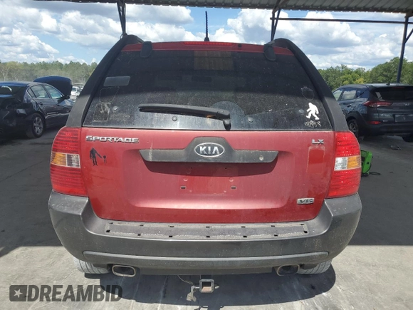 2006 Kia Sportage LX with VIN KNDJF723167175943, listed as a Copart auction lot 71505474 with Not Provided miles and Clean Title. Bid and sale history available at DreamBid. Image 6.