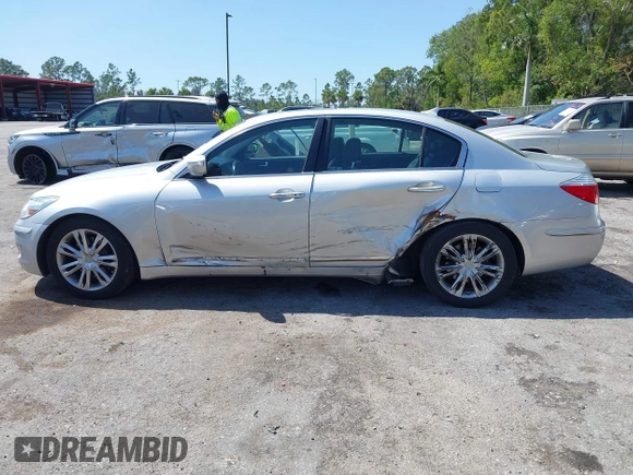 2011 Hyundai Genesis with VIN KMHGC4DF4BU130348, listed as a IAAI auction lot 41816459 with 151,650 mi miles and . Bid and sale history available at DreamBid. Image 15.