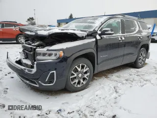 2022 GMC Acadia SLT with VIN 1GKKNUL48NZ150848, listed as a Copart auction lot 42201825 with 47,778 mi miles and Salvage title. Bid and sale history available at DreamBid. Image 1.