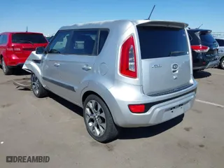 2013 Kia Soul + with VIN KNDJT2A63D7547738, listed as a IAAI auction lot 41877430 with 133,596 mi miles. Bid and sale history available at carsss.com. Image 3.