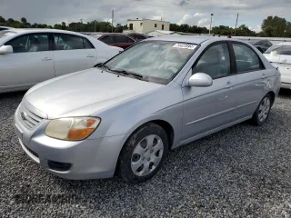 2007 Kia Spectra EX with VIN KNAFE121075455691, listed as a Copart auction lot 74422644 with Not Provided miles and Salvage Title. Bid and sale history available at carsss.com. Image 1.
