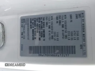 2016 Nissan NV200 S z VIN 3N6CM0KN8GK693197, wystawiony jako IAAI lot #41786914 z przebiegiem 176 177 mil mil oraz . Historia ofert i sprzedaży dostępna na DreamBid. Obrazek 9.