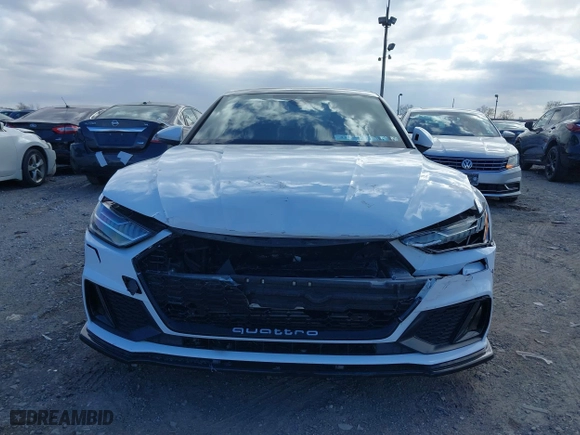 2019 Audi A7 Premium Plus with VIN WAUU2AF27KN116258, listed as a IAAI auction lot 41884777 with 56,871 mi miles. Bid and sale history available at carsss.com. Image 12.