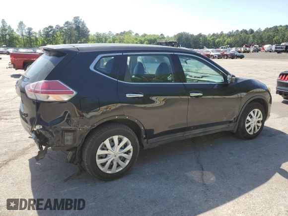 2014 Nissan Rogue SV with VIN 5N1AT2MT7EC859230, listed as a Copart auction lot 52878825 with 183,399 mi miles and Salvage Title. Bid and sale history available at carsss.com. Image 3.